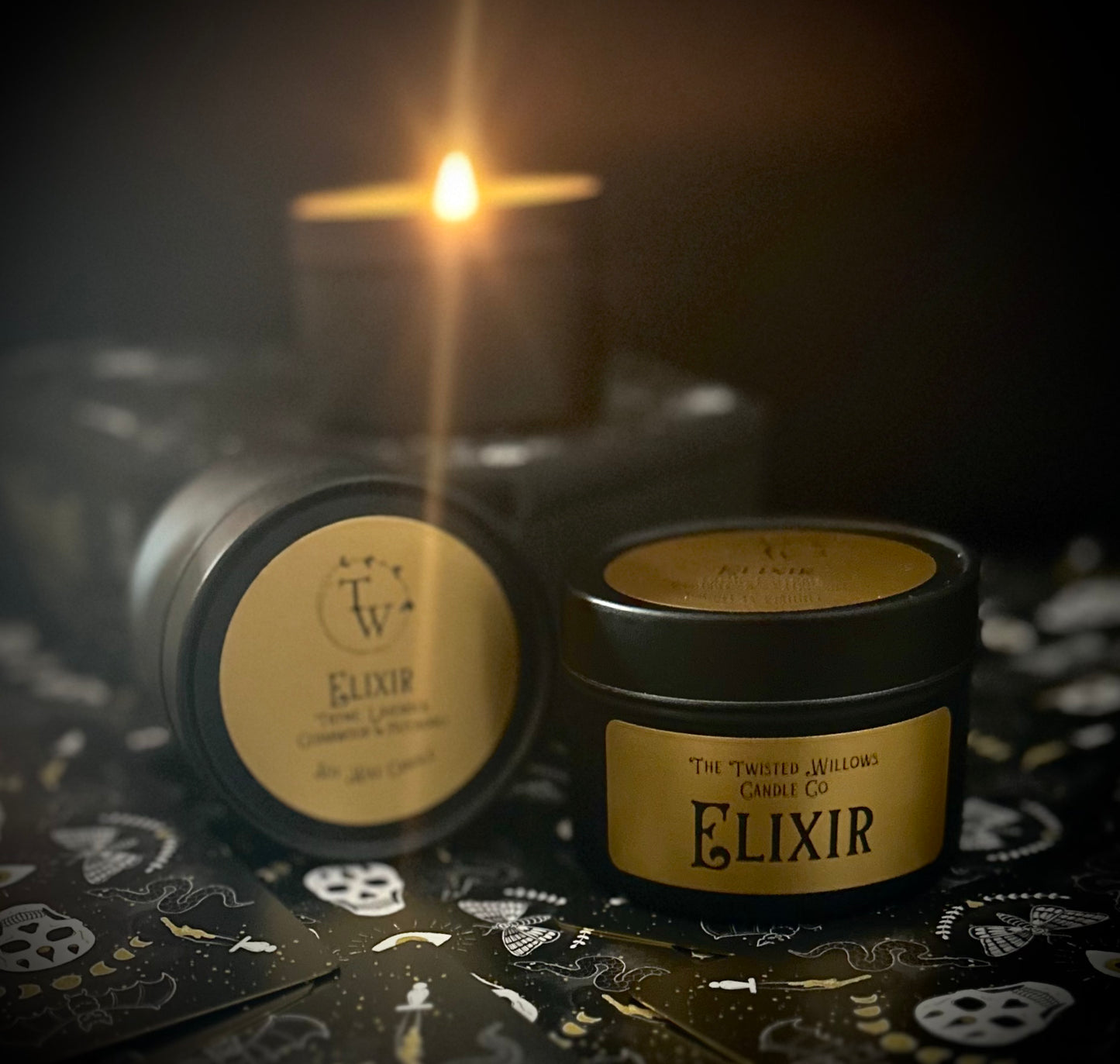 Elixir Tin Candle