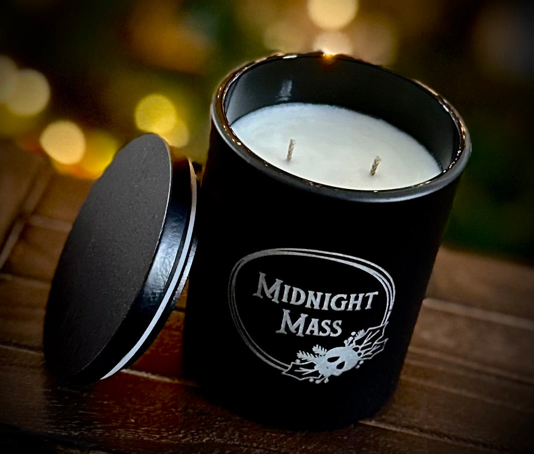 Midnight Mass Etched Candle