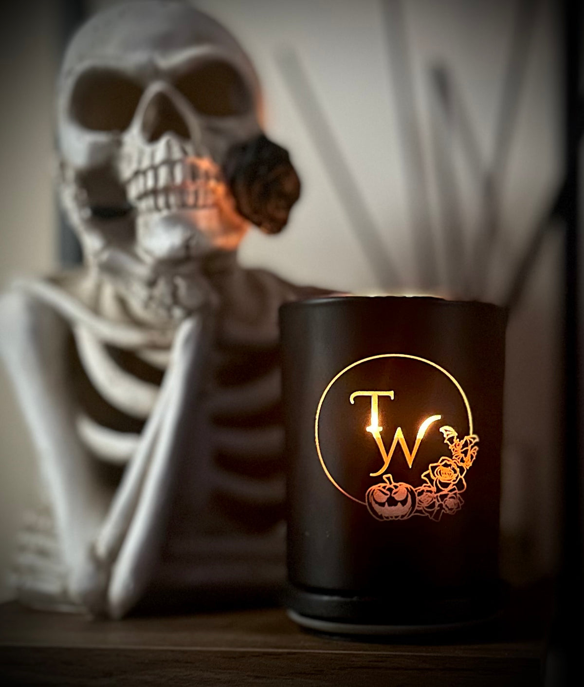 Toasted Marshmallow Etched Candle