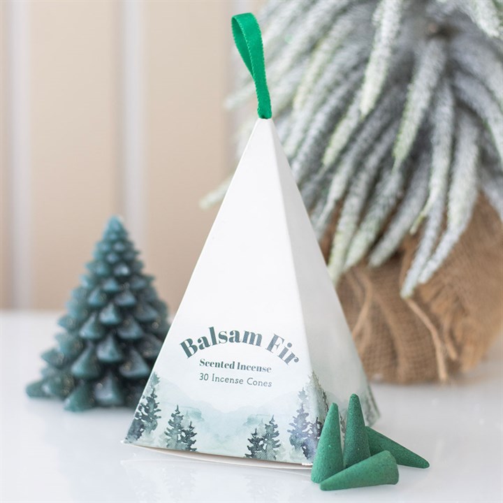 Box of 30 balsam fir incense cones