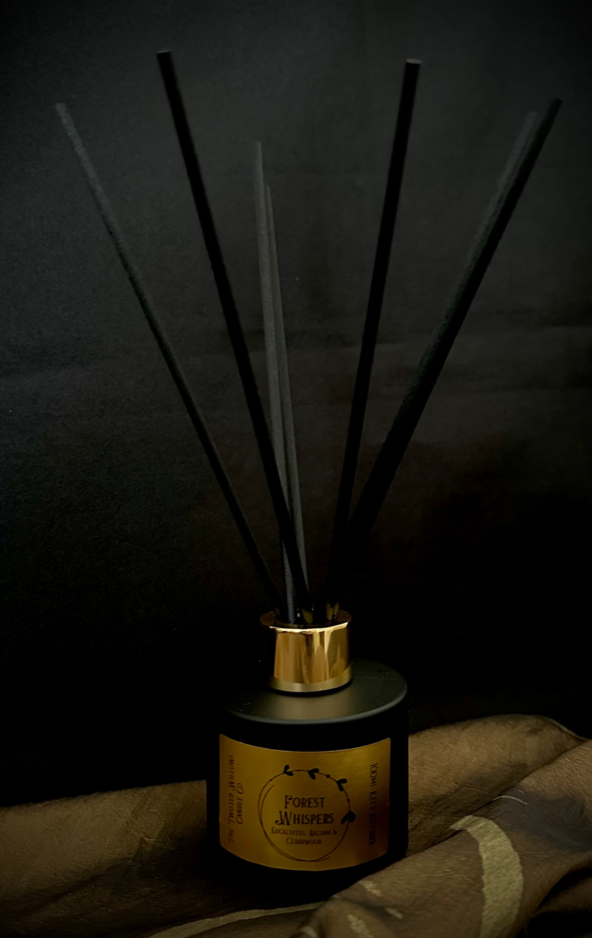 Forest Whispers Reed Diffuser and Black Reeds