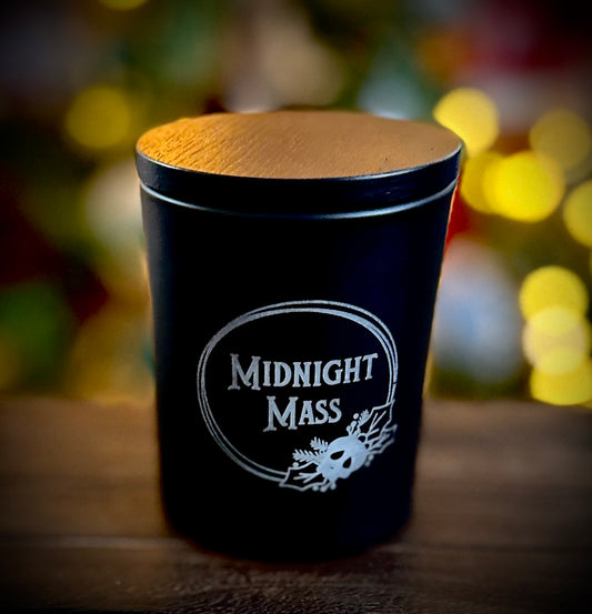 Midnight Mass Etched Candle