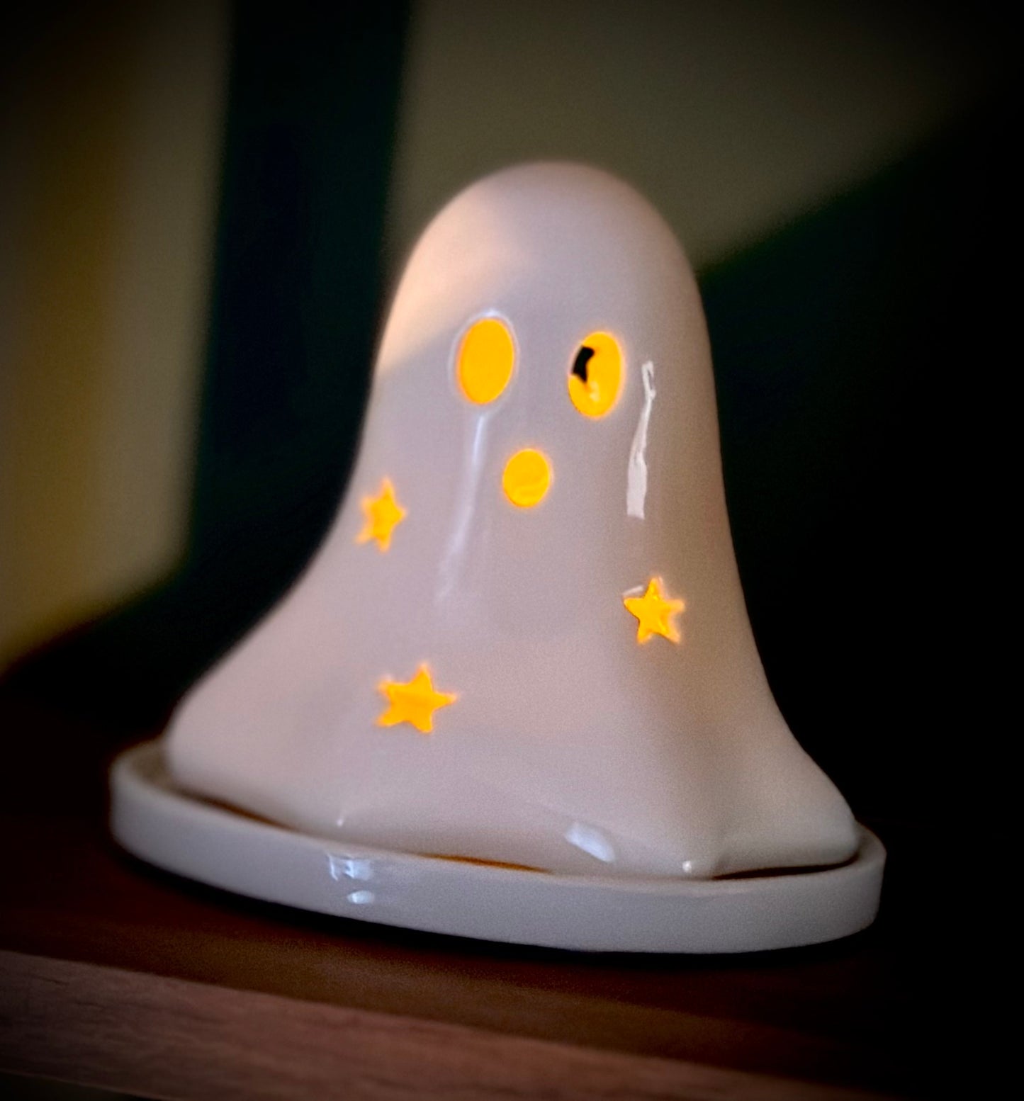 Ghost Tea Light Holder