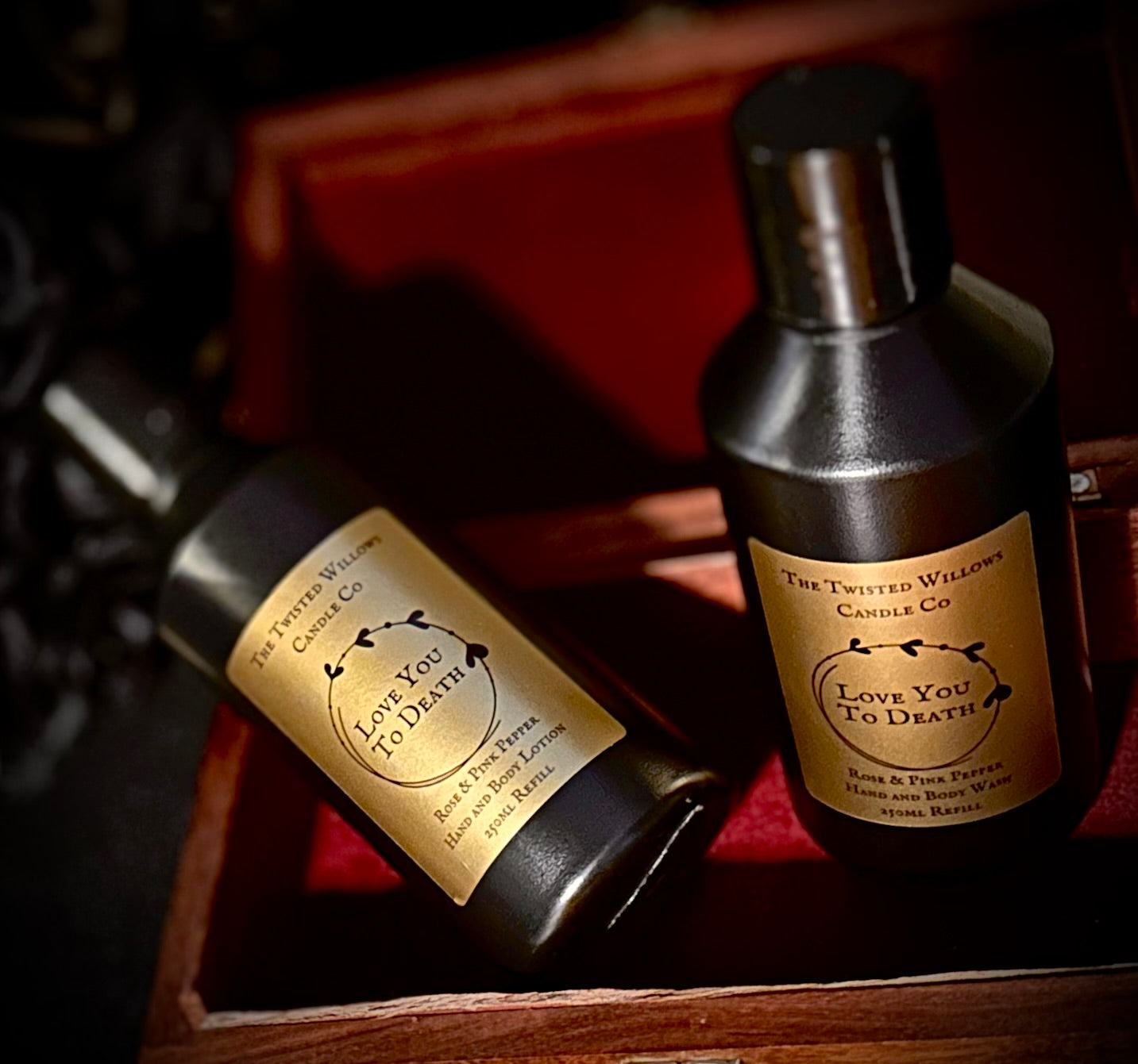 rose and pink pepper lotion 250ml refill bottle