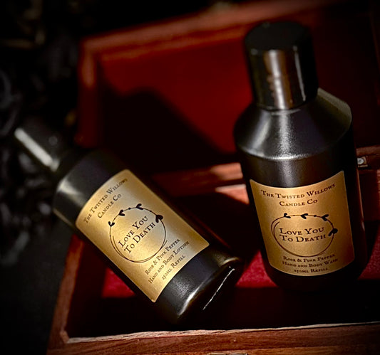 rose and pink pepper lotion 250ml refill bottle