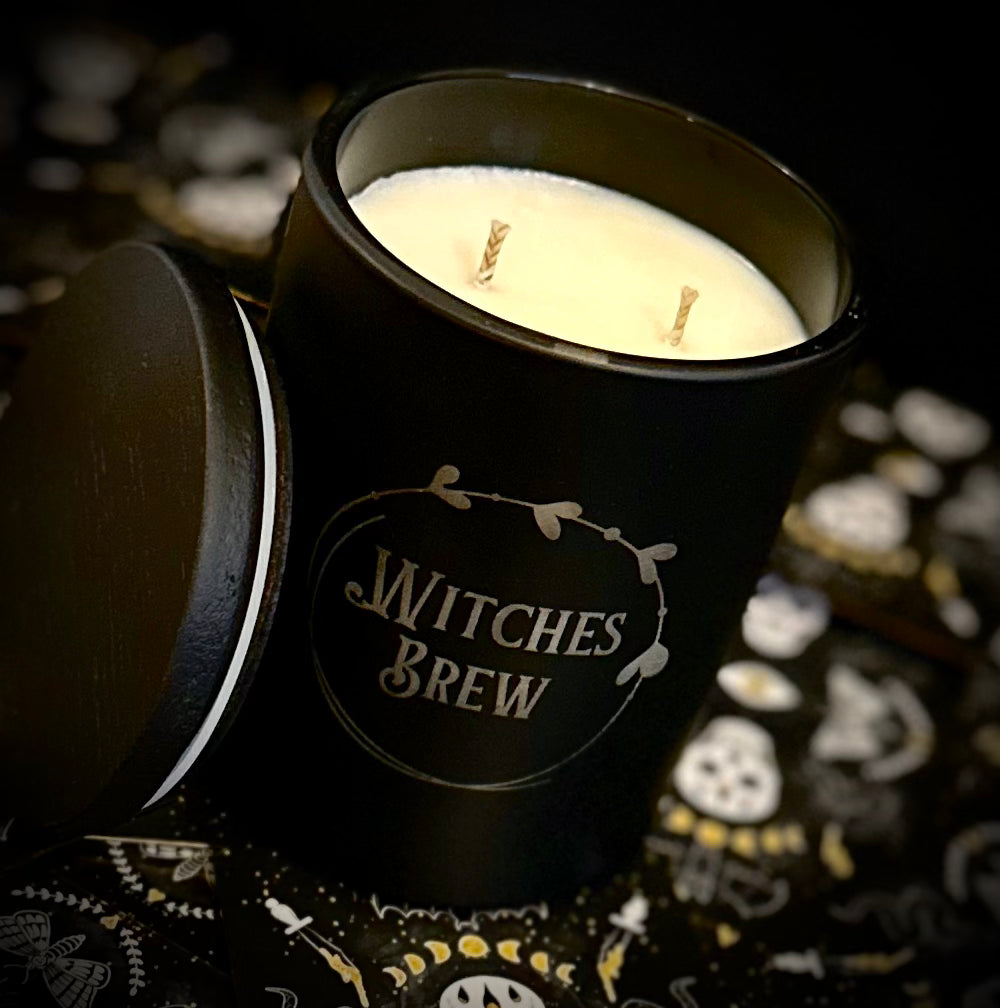 Witches Brew Candle with 2 cotton wicks